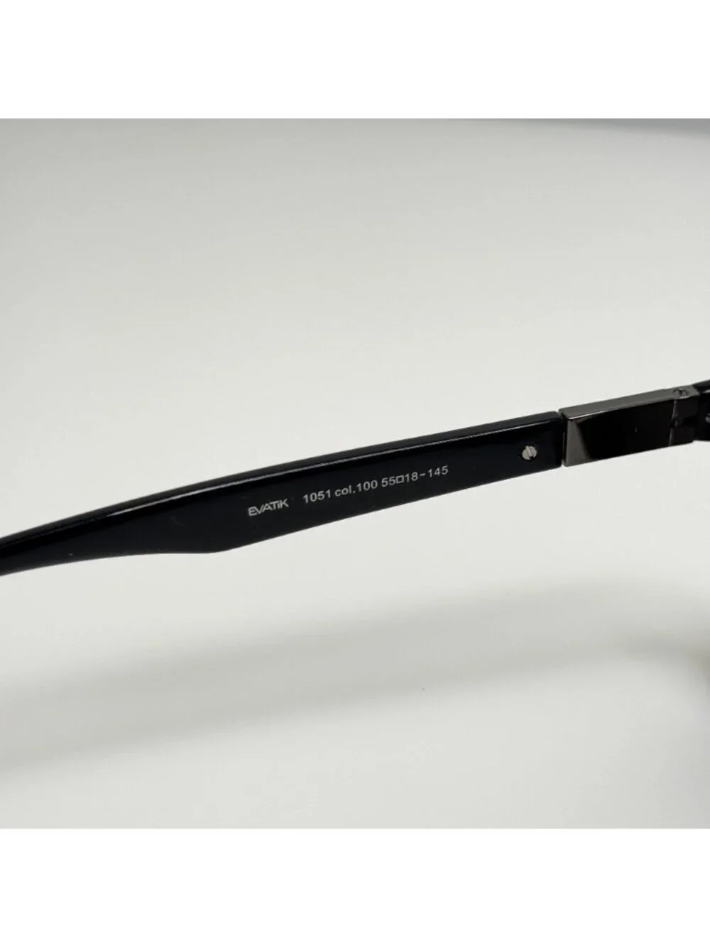 Evatik Sunglasses 1051 Col 100 Black 55-18-145